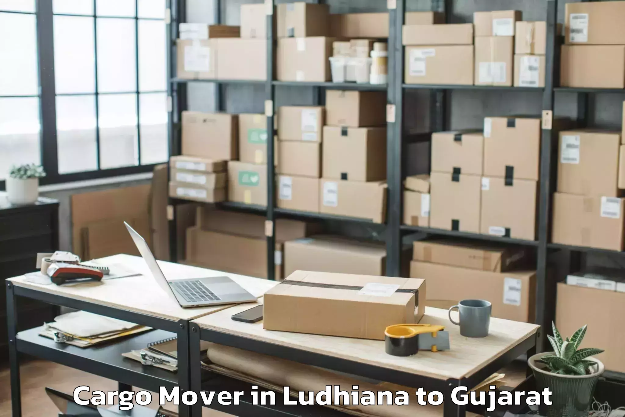 Get Ludhiana to Iit Gandhi Nagar Cargo Mover